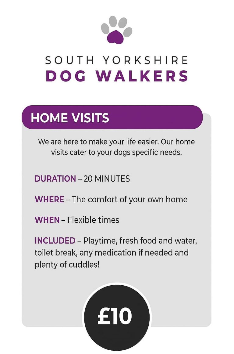 List of dog walk prices